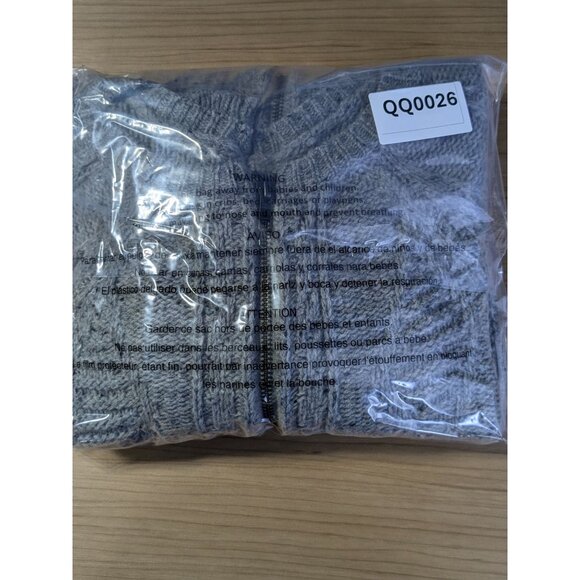 Madewell Womens Grey 100% Merino Wool Full Zip Cardigan Sweater Small Long Sleev - Picture 6 of 6